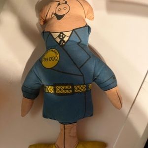 Rare HTF FROSTY MORN STUFFED PIG